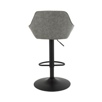Sgabello Aren con Elevazione a Gas 52x87x47 cm - Grigio - Marino fa Mercato