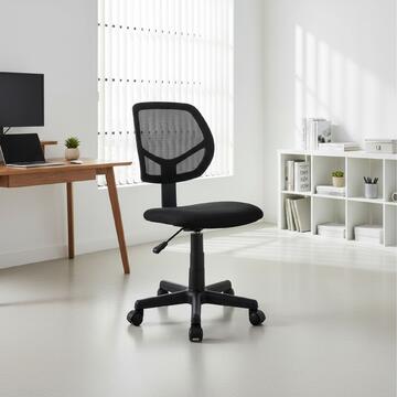 Sedia da Ufficio Nera con Ruote
 - Marino Fa Mercato