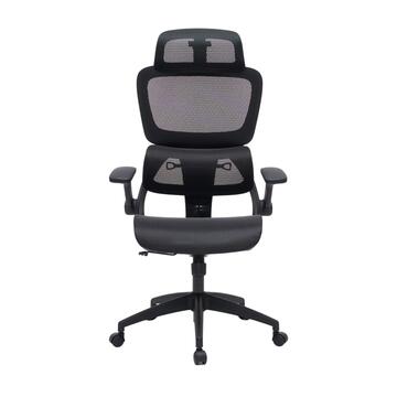 Poltrona da Ufficio Nera Ergonomica Kinetika con Ruote,... - Marino Fa Mercato