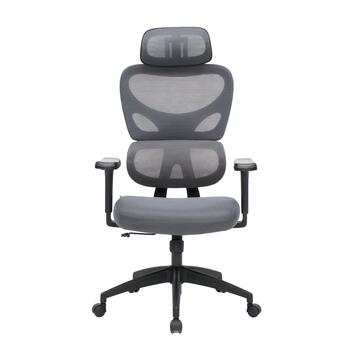 Poltrona da Ufficio Grigia Ergonomica Regent con Ruote,... - Marino Fa Mercato