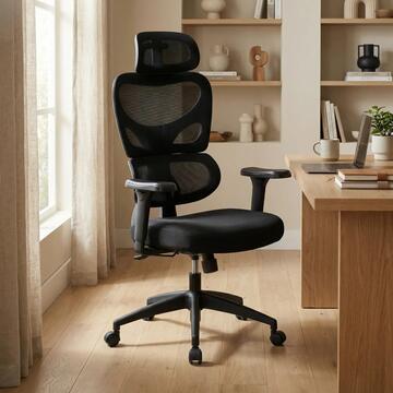 Poltrona da Ufficio Nera Ergonomica Regent con Ruote,... - Marino Fa Mercato