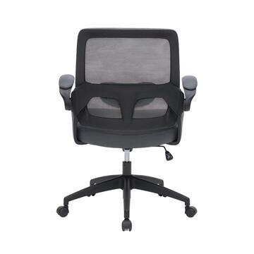 Poltrona da Ufficio Grigia Vixer con Ruote e Braccioli... - Marino Fa Mercato