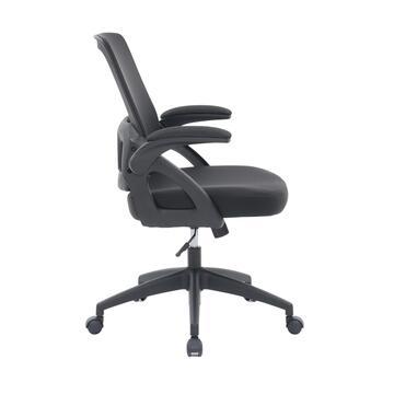 Poltrona da Ufficio Nera Vixer con Ruote e Braccioli... - Marino Fa Mercato