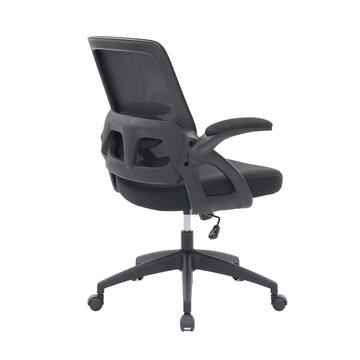 Poltrona da Ufficio Nera Vixer con Ruote e Braccioli... - Marino Fa Mercato