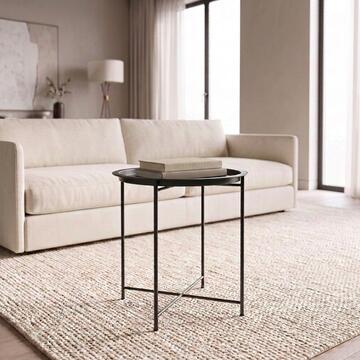 Tavolino Rotondo da Caffè Perion 47x47 h50 cm con... - Marino Fa Mercato