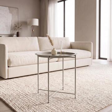 Tavolino Rotondo da Caffè Perion 47x47 h50 cm con... - Marino Fa Mercato