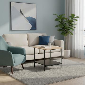 Tavolino da Caffè Moderno 50x50 h 50 cm con Piano... - Marino fa Mercato