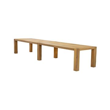 Tavolo in Legno con 6 Gambe Dritte - 350x110 cm