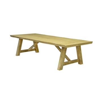 Tavolo in Legno con Gambe a Capretta - 250x120 cm - Marino fa Mercato
