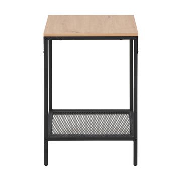 Tavolino da Soggiorno 40x40x60cm in Metallo Nero e... - Marino fa Mercato