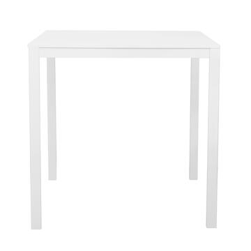 Tavolo 75x75cm in Metallo con Piano in Melaminico Bianco - Marino Fa Mercato