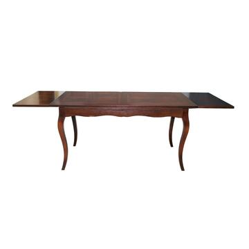 Tavolo classico Rombo in legno bassano con gambe a sciabola allungabile160/240