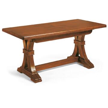 Tavolo da panzo classico Fiocco allungabile in legno noce 180/360x85 - Cassico Veneto