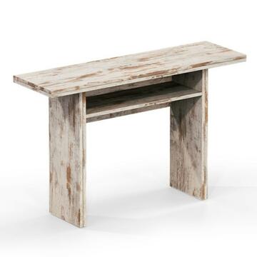 Tavolo consolle Vintage allungabile 35/70, finitura legno chiaro