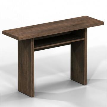 Tavolo consolle Canyon allungabile 35/70, finitura in legno scuro