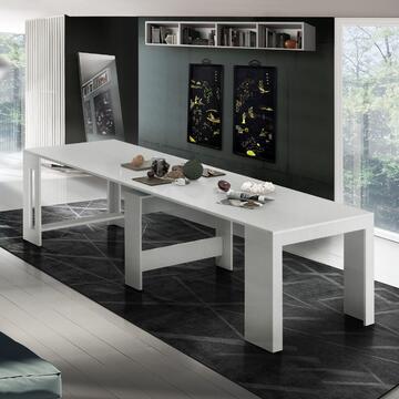 Tavolo Console Pratika 51/300x97cm Bianco - Marino fa Mercato