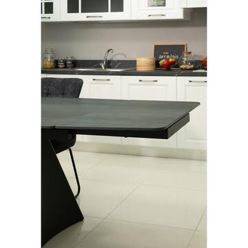 Tavolo da Pranzo Moderno Arade Grigio - 180/280x90... - Marino fa Mercato