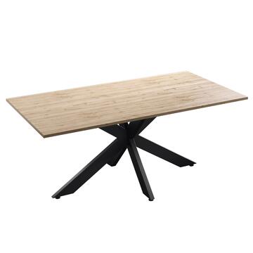 Tavolo da Pranzo Moderno Spider Rovere 180x90 h 78...