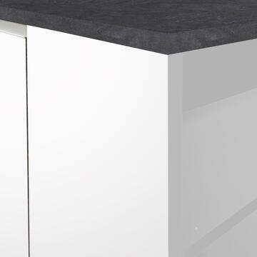 Isola Cucina Sole 3 Ante, L 155 cm, in Melaminico Bianco... - Marino fa Mercato