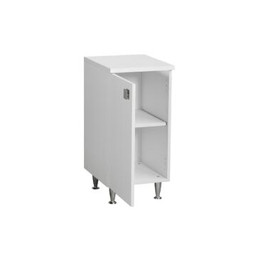 Base cucina dx 1 anta, bianco frassino, 40x81x50 - Marino fa Mercato