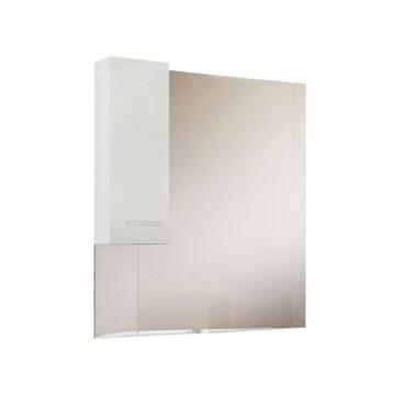 Specchio rettangolare per bagno Gaia con pensile 81x18x107 - Marino fa Mercato