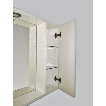 Specchiera contenitore per bagno con 1 anta dx