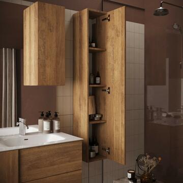 Mobile colonna bagno 1 anta rovere Jupiter