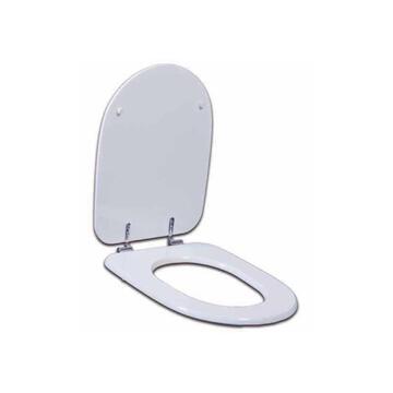 Sedile wc copriwater Aretusa universale in plastica bianco Marino fa Mercato