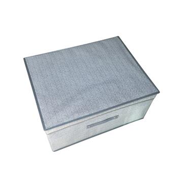 Scatola Contenitore Salvaspazio Dessy 40x33 h18 cm, in Tessuto con Coperchio