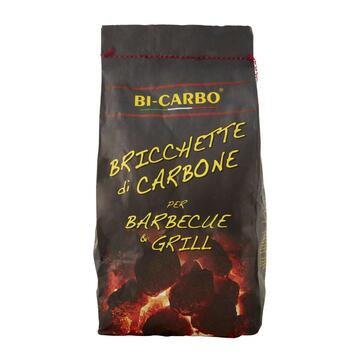 Bricchette di carbone Bi Carbo 3 kg per barbecue