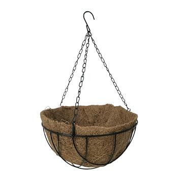 Fioriera Cocco Sospesa Rotonda d 30,5 cm - per Terrazza, Veranda, Balcone e Giardino Marino Fa Mercato