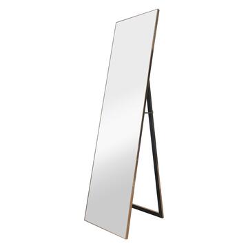 Specchiera 40x150cm Nera con Piedistallo