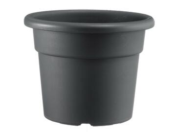 Vaso cilindro 25 cm antracite - Marino fa Mercato