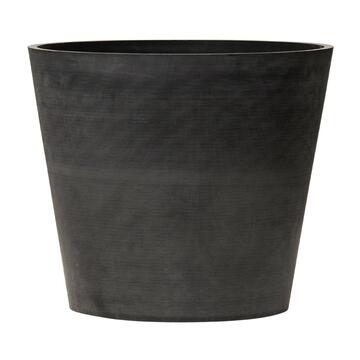 Vaso cono 10 cm in plastica riciclata antracite - Marino fa Mercato