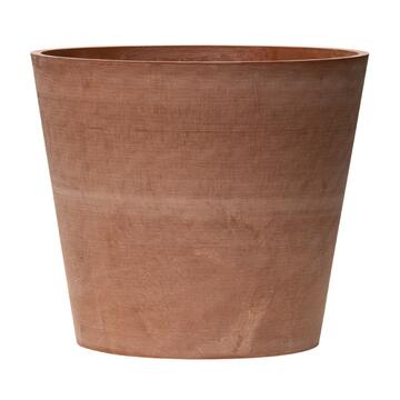 Vaso cono 10 cm in plastica riciclata cotto Marino fa Mercato