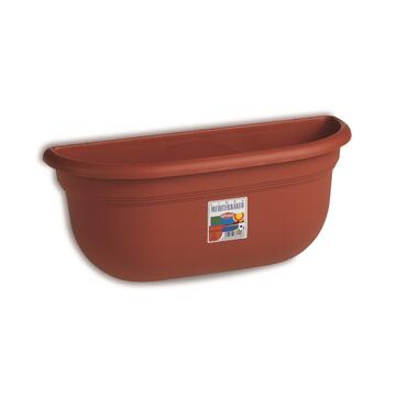 Vaso Fioriera Gerla Mediterraneo Coccio - 30x15 h16 cm - in Polipropilene - per Giardino, Terrazza, Balcone, Veranda