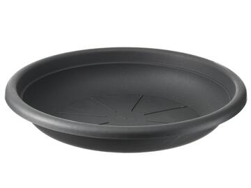 Sottovaso per vaso cilindro 16 cm antracite Marino fa Mercato