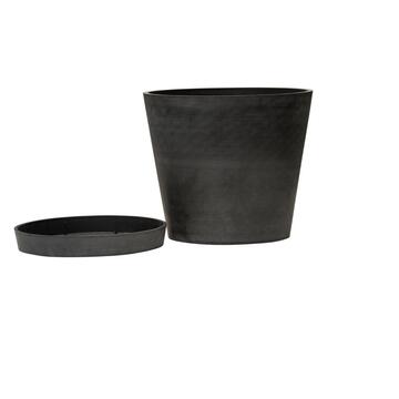 Sottovaso per vaso cono 10 cm in plastica riciclata... - Marino fa Mercato