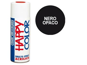 Happy Color 400 ml nero opaco - Marino fa Mercato