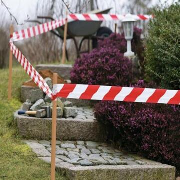 Nastro segnaletico di sicurezza pvc bianco e rosso... - Marino fa Mercato