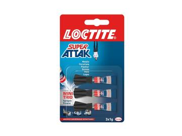 Colla liquida super attak Mini Trio 3x 1 Gr.