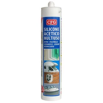 Silicone acetico multiuso bianco 280ML - CFG - Marino fa Mercato