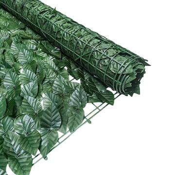 Recinzione con Foglie Verdi Artificiali 300x100 cm...