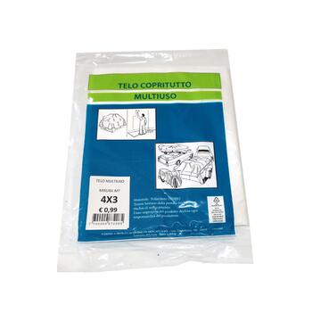 Telo Multiuso Copritutto in Polietilene (HDPE) 4x3 mt Marino Fa Mercato