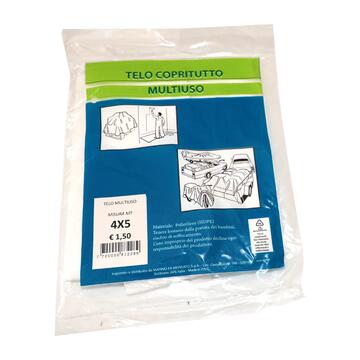 Telo Multiuso Copritutto in Polietilene (HDPE) 4x5...