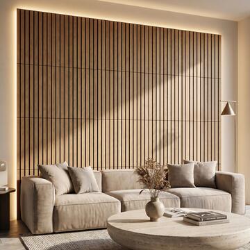 Pannello Acustico Rovere 60x60 cm Fonoassorbente per... - Marino Fa Mercato