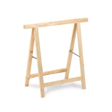 Cavalletto pieghevole in legno 74x38x75cm
