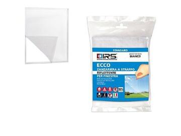 Zanzariera Ecco bianca a strappo 150x180 cm, riflettente, per finestra.