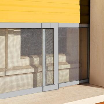 Zanzariera Estensibile Telesio Bianca 70x50x2 cm per Finestre e Porte Finestre