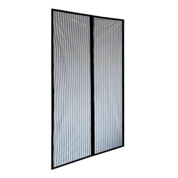 Zanzariera magnetica a tenda nera trasparente Ecco 120x160 - IRS